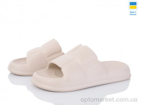 Купить Шльопанці жіночі ПЖ48 молочний DS бежевий