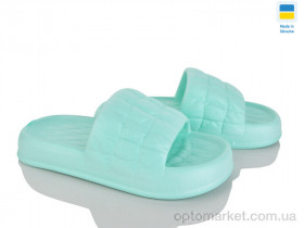 Купить Шльопанці жіночі ПЖ50 м'ята Dream Stan зелений