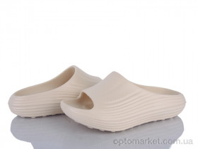 Купить Шльопанці жіночі Q55-1 Hongquan бежевий