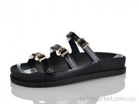 Купить Шльопанці жіночі QQ111-1 Панда чорний