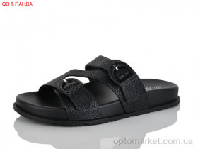 Купить Шльопанці жіночі QQ112-1 Панда чорний