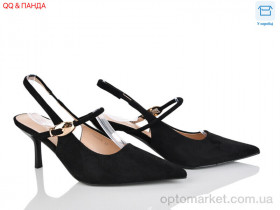 Купить Туфлі жіночі QQ119-1 Панда чорний