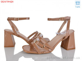 Купить Босоніжки жіночі QQ122-4 Панда коричневий