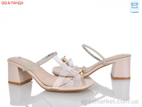 Купить Шльопанці жіночі QQ123-3 Панда бежевий