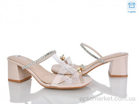 Купить Шльопанці жіночі QQ123-3 Панда бежевий