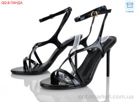 Купить Босоніжки жіночі QQ126-1 Панда чорний