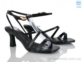 Купить Босоніжки жіночі QQ127-1 Панда чорний