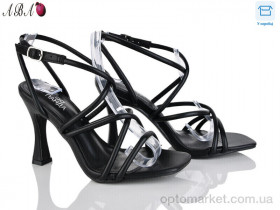 Купить Босоніжки жіночі QQ1ABA03-1 Панда чорний