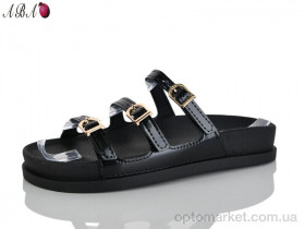 Купить Шльопанці жіночі QQ1ABA11-1 Панда чорний