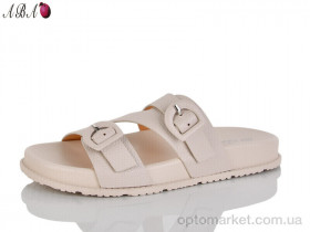 Купить Шльопанці жіночі QQ1ABA12-3 Панда бежевий