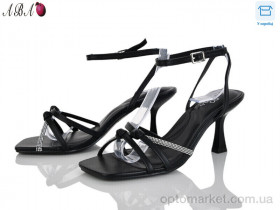 Купить Босоніжки жіночі QQ1ABA28-1 Панда чорний