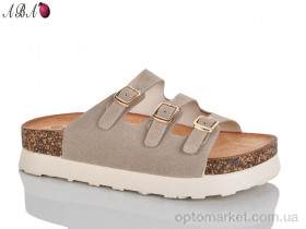 Купить Шльопанці жіночі QQ1ABA32-3 QQ&Панда коричневий