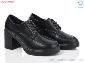 Купить Туфлі жіночі QQ25-1 Панда чорний