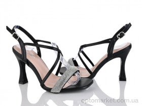 Купить Босоніжки жіночі QQ67-1 Панда чорний