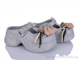 Купить Крокси жіночі QQ83-3 Alimama-Girnaive сірий