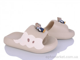 Купить Шльопанці дитячі QQ87-3 Alimama-Girnaive бежевий