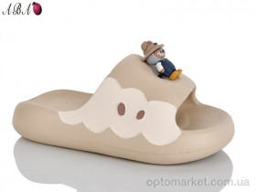 Купить Шльопанці жіночі QQ8ABA7-3 Aba бежевий