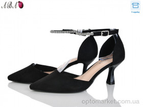 Купить Туфлі жіночі QQ9ABA3-1 Панда чорний