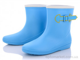 Купить Гумове взуття жіночі R818 голубой Class Shoes блакитний