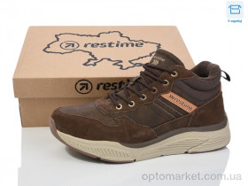 Купить Кросівки чоловічі RMZ24237 brown Restime коричневий