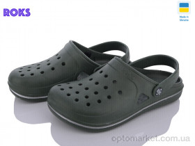 Купить Крокси дитячі Roksol 753 хакі Roks зелений