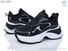 Купить Кросівки жіночі ROSA08 black-white Aelida чорний