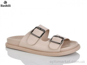 Купить Шльопанці жіночі S202-3 Башили бежевий