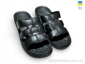 Купить Шльопанці чоловічі С25 чорний Krok чорний