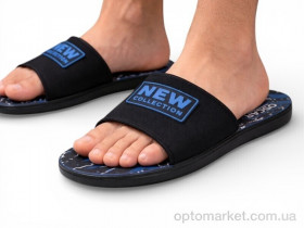 Купить Шльопанці чоловічі S26 navy (98741) Oscar чорний