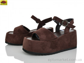 Купить Босоніжки жіночі S5757-12 Mei De Li коричневий