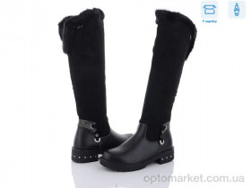 Купить Чоботи жіночі SA1-40 black Lilin shoes чорний