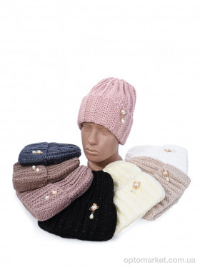 Купить Шапка жіночі SA6632 mix Red Hat мікс