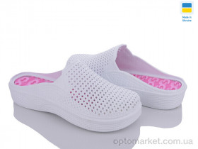 Купить Шльопанці жіночі Сабо Ж білий Progress білий