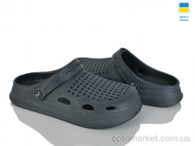 Купить Крокси жіночі Сабо08 графіт Dream Stan сірий