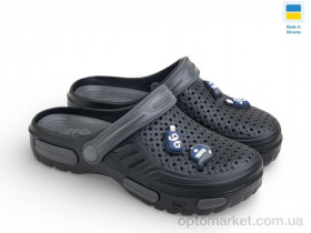 Купить Крокси дитячі СД48 чорний-графіт Gipanis чорний