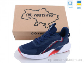 Купить Кросівки чоловічі SML22185 navy-red Restime синій