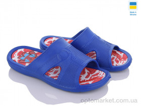 Купить Шльопанці дитячі Спайдер синій Verta синій
