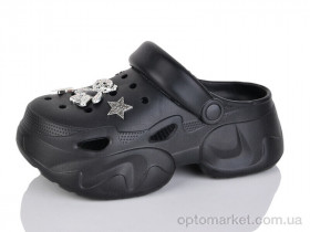 Купить Крокси жіночі T679 black JH-ЯН чорний