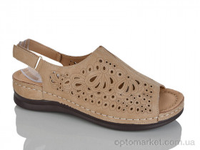 Купить Босоніжки жіночі T721-7 батал Leguzaza коричневий