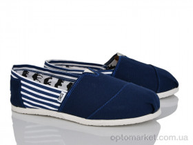 Купить Еспадрільї жіночі Томс синій Toms синій