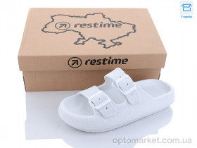 Купить Шльопанці жіночі TWL22034 white Restime білий