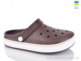 Купить Крокси жіночі Верта Ж4001 шоколад Verta коричневий