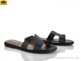 Купить Шльопанці жіночі W1920-1 Mei De Li чорний