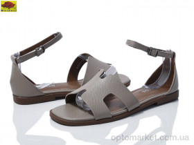 Купить Босоніжки жіночі W1920-13 Mei De Li сірий