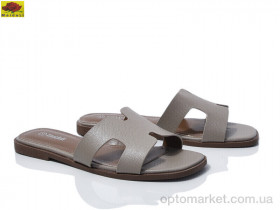 Купить Шльопанці жіночі W1920-6 Mei De Li сірий