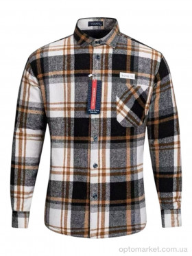 Купить Сорочка чоловічі W2506 brown Ovento коричневий