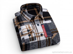 Купить Сорочка чоловічі W2516 brown Ovento коричневий