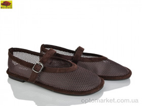 Купить Балетки жіночі W5231-8 Mei De Li коричневий