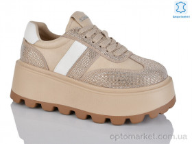 Купить Кросівки жіночі WDP1583-3 Egga бежевий