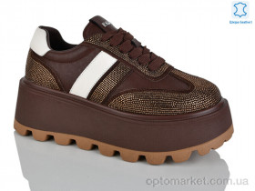 Купить Кросівки жіночі WDP1583-33 Egga коричневий